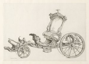 Diseño para un cabriolé de Johann Michael Hoppenhaupt